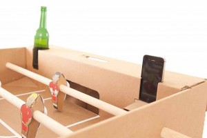 babyfoot iphone biere carton joueur bio recyclable geek