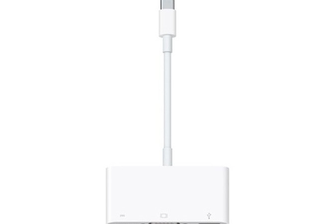 usbc multiprise connecteur apple L'adaptateur indispensable au nouveau MacBook... Vendu séparément !