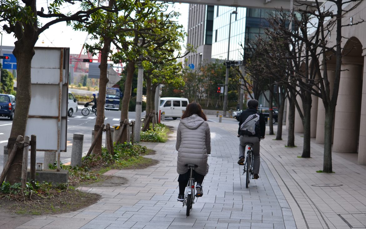 rue de tokyo propre vélo