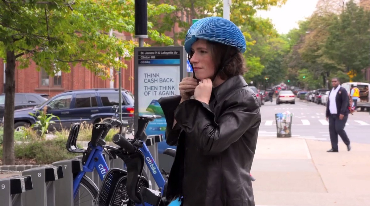 casque pour vélo en papier eco