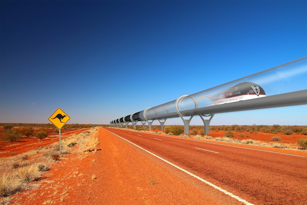 hyperloop australie route