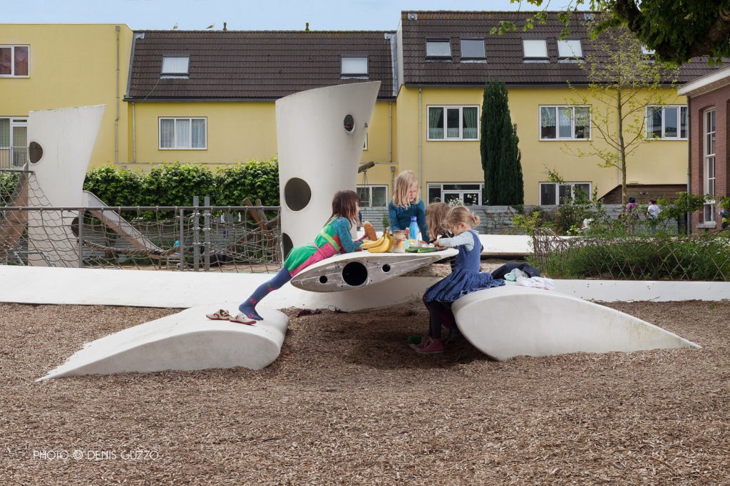 recyclage éolienne mobilier urbain