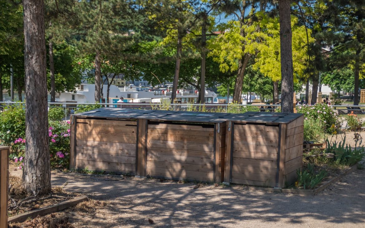 Composteurs jardin grand Lyon HDR photo