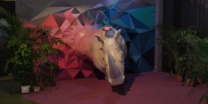 rhinocéros Sudan Zoo Art Show